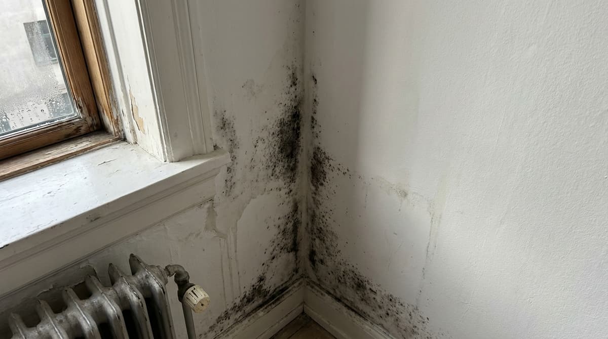 Skimmelsvamp fjernes med ventilation — renovering i Esbjerg